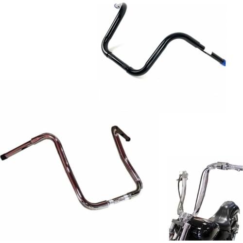 Motorbike 18" 16"14 Rise 1-1/4" Ape Hanger Handlebar For Harley Softtail classic deluxe Road King LOW Rider Fat boy street Bob