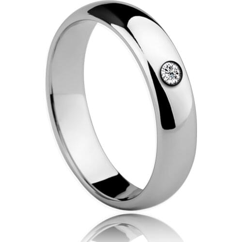 Hot Selling His And Hers Wedding Ring Sets Tungsten Steel Never Fade Inlay Shiny CZ Stones for Coulples/ Lovers