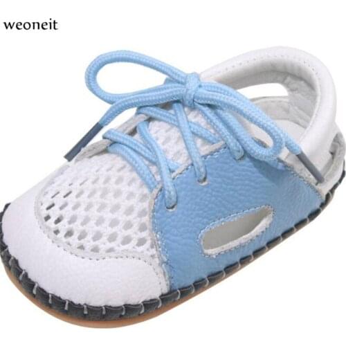 Weoneit 2020 New Baby Girls Boys Shoes Breathable Air Mesh Baby Girls First Walker Toddler Kids Shoes CN 11-18 Shoes