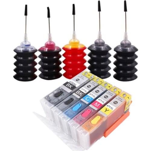 PGI-550 Refill ink kit For Canon PIXMA MG5450 MG5550 MG5650 MG6450 MG6650 Ip7250 MX925 MX725 IX6850 printer pgi550 ink cartridge