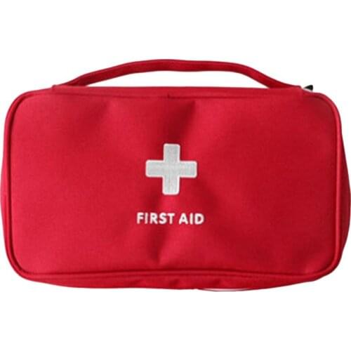 Portable Household Medicine Bag Multi-layer Empty First Aid Pouch Bag Outdoor Car Bag Travel Rescue Bag for Emergency Case 1995