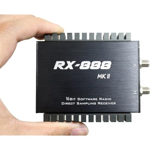 RX-888 MKII ADC SDR Receiver Radio 16bit Direct Sampling 32Mhz HF UHF VHF R828D