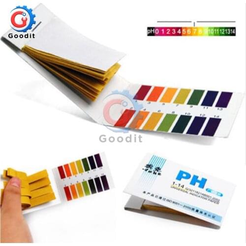 80 Strips PH Meters Indicator Paper PH Value 1-14 Litmus Testing Paper Tester Urine Health Care Paper Water Soilsting Kit