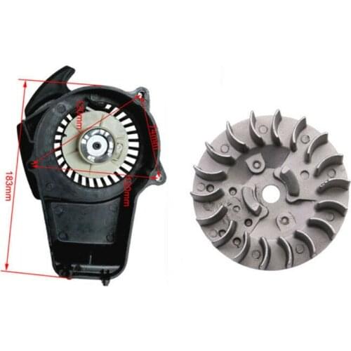 Pull Start Flywheel Pocket Bike Mini Dirt ATV Gokart 49cc 47cc 50cc 2 Stroke