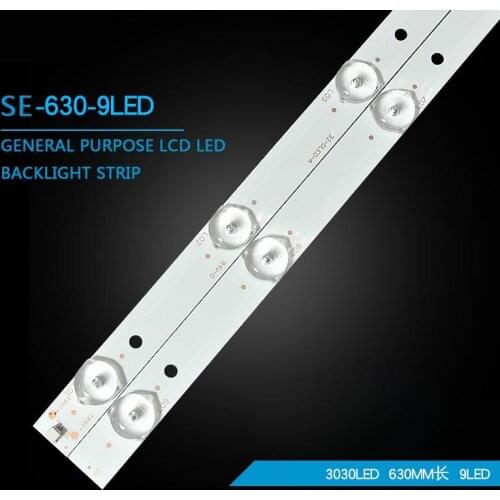 Universal 32 "-46" LCD Backlight Lamp Bar 6 Lights Lens Article Lamp 3V