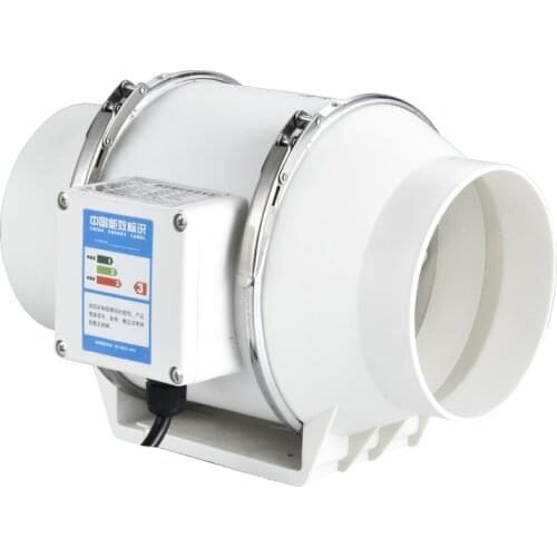220V 4 Inch Low Noise Inline Duct Hydroponic Air Blower Fan Exhaust Fan for Home Bathroom Ventilation Vent and Grow Room Hot