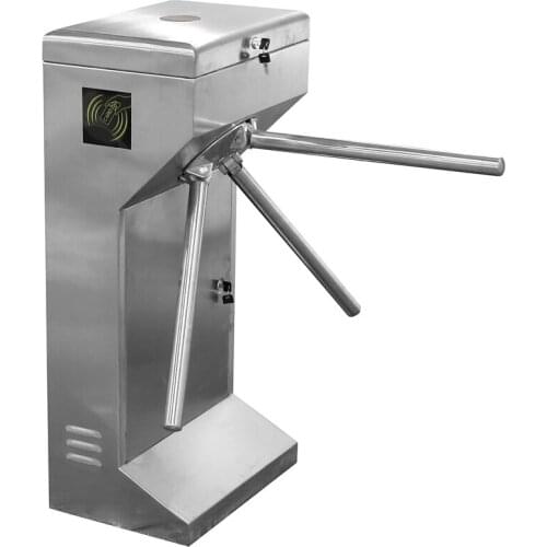 Factory Tripod turnstile Semi-Auto Automatic 304 stainless steel vertical tripod turnstile Gate