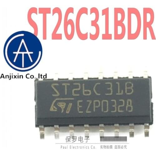 10pcs 100% orginal new real stock Drive ST26C31BDR ST26C31B SOP-16