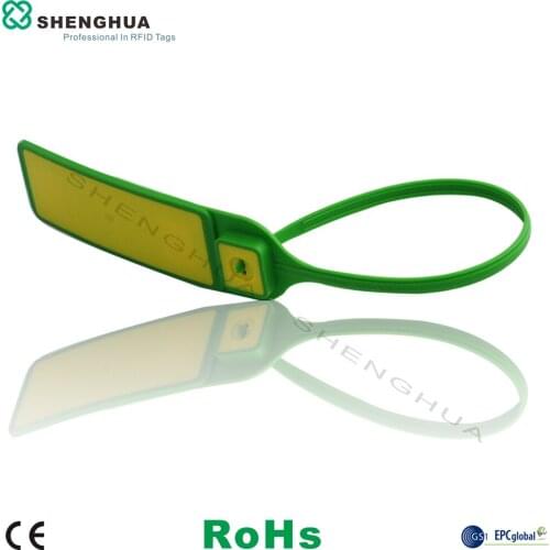 10pcs/pack Uhf Passive Smart RFID Container E Locker Seal Tag Zip Tie Plastic Security Tag Label One-time Use For Tracking