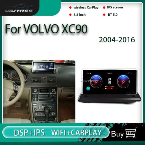 2Din Android PX6 Car Radio for Volvo XC90 2004-2016 Multimedia Video Player GPS Navigation Auto Stereo Support WIFI DVR Carplay