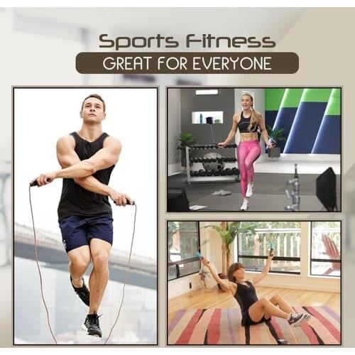 Cordless Jump Ropes Smart Electronic Digital Wireless Skip Rope Calorie Consumption Fitness Body Building Exercise BHD2