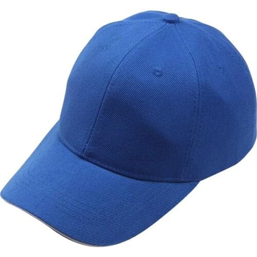 Women Men Baseball Cap Snapback Hat Hip-hop Adjustable Nylon Fastener Tape Casual Sports HatsSolid Color Hats Панама Мужская