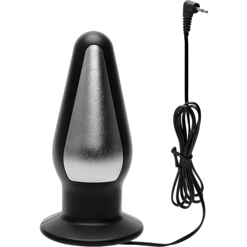 Big Butt Plug G-spot Massager Medical Themed Toys Anal Vaginal Plug Electric Shock Sex Toys for Men Women