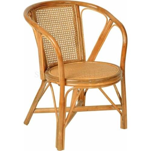 Natural Plant Weaving Wicker Chair Office Chair Leisure Chair Rattan Chair Ventilation Chair Rattan Seat Balcony Chair