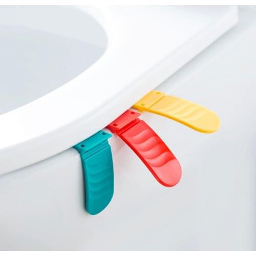 1pcs folding toilet cover 1 * 2.6 * 7.1cm compact design PP material household toilet accessories bathroom accessories