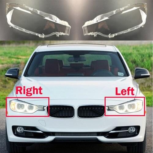 For BMW 2013-2015 3 series F30 F35 320i 328i 335i Car Front Headlight Cover Headlamp Lampcover Head Light Glass Lens Shell Caps