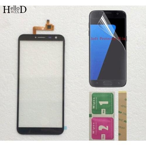 Mobile TouchScreen For DEXP Ixion G155 Touch Screen Phone Front Glass Sensor Digitizer Panel + Protecotr Film
