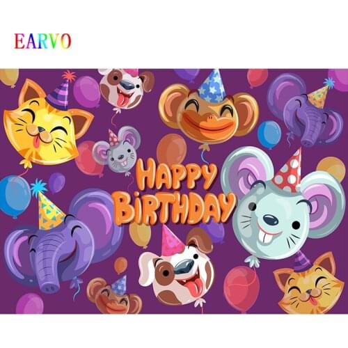Birthday party theme backdrop photography studio children birthday photo background party decoration backgrounds fond photo