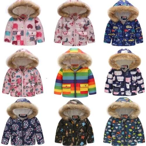 2020 NEW Children Girl Coat Autumn Winter Fashion Thick Warm Kids Boys Girls Hoodies Snowsuits Kid Jackets Windproof Outwear