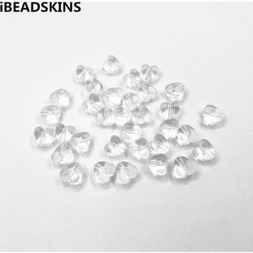 New arrival! 11x10mm 1000pcs Acrylic Clear color Heart shape beads for Necklace,Earrings parts,hand Made Jewelry DIY
