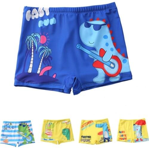 1-6Years Toddler Boys Swimming Trunks Childrens Swimwear Kid Boys Swimsuit Dinasour print Boys Swimwear Swim Trunks-SW473
