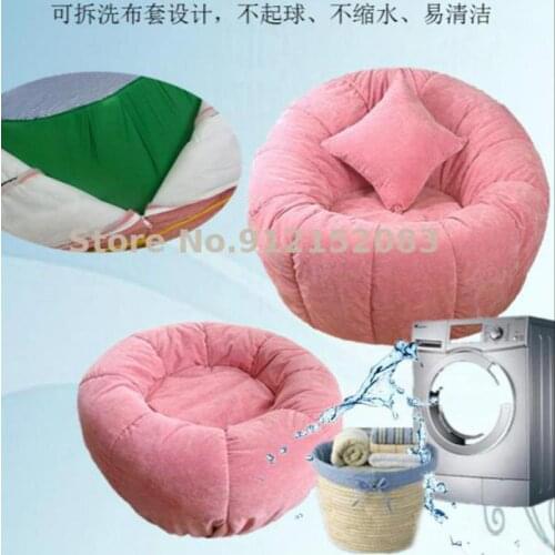 Special offer bean bag lazy pumpkin sofa simple leisure single chair bedroom balcony fabric net red small sofa