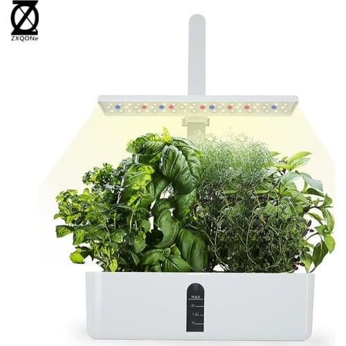 Led grow light full-spectrum high-power fill light new intelligent hydroponic plant machine timing lifting for indoor plant DIY