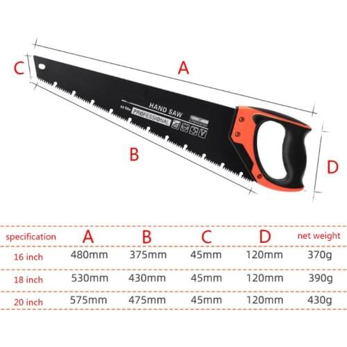 1pc new universal hand saw fast cut plastic pipe wood trim branch gardening home carpentry 3 sizes