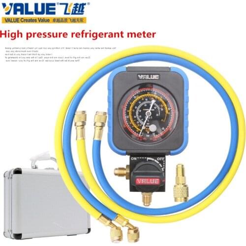 High precision anti-collision Refrigerant table Air conditioning snow strap with fluoride tube for R22/R134A/R410A/R407C