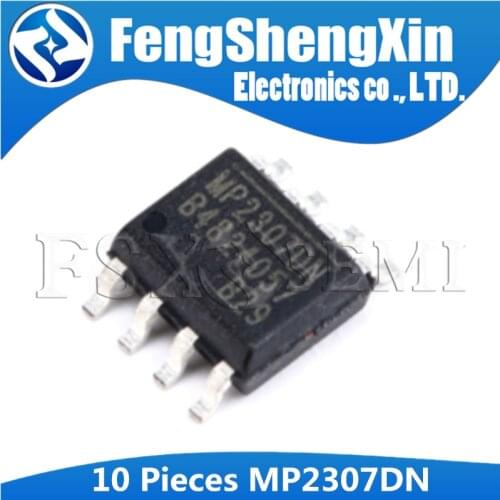 10pcs/lot MP2307DN MP2307DN-LF-Z MP2307 3A, 23V, 340KHz Synchronous Rectified Step-Down Converter IC SOP-8