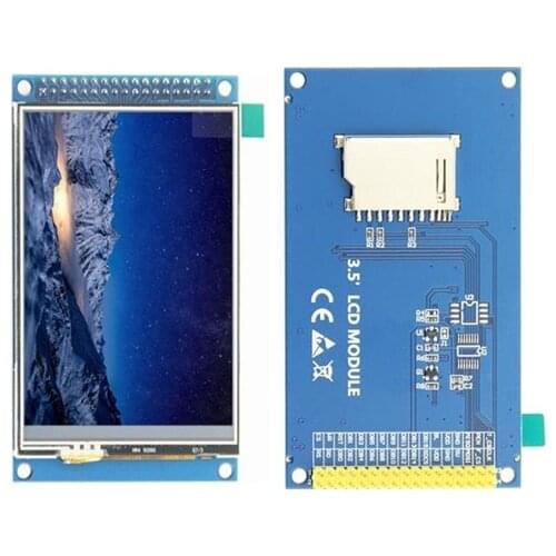 3.5 inch 34P 65K HD TFT LCD Screen with Adapter Board (Touch/No Touch) ILI9486 16Bit Parallel Interface 480*320 XPT2046 RGB565