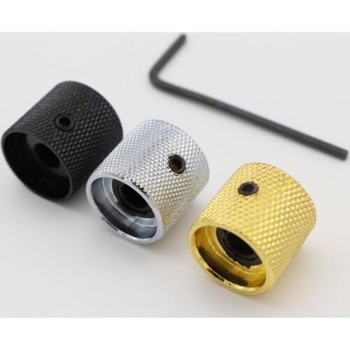 Metal Potentiometer Dome Knob Control Knob Volume Audio Electric Guitar Accessories