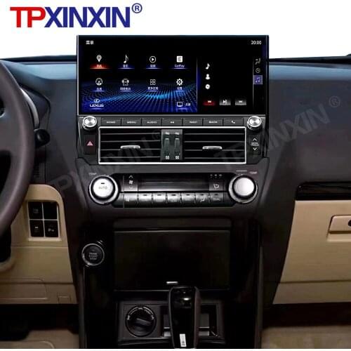 10.0 For Toyota Land Cruiser Prado 2014-2017 Android Car Stereo Radio with Screen Tesla Player GPS Navigation Head Unit Carplay