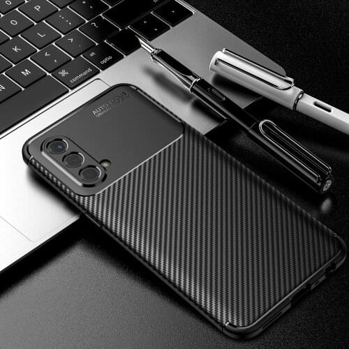 Phone Case for OnePlus Nord CE 5G Cover Carbon Fiber Soft TPU Shockproof Bumper Case One Plus Nord N10 N100 9 Pro 9R 8T 7T Shell