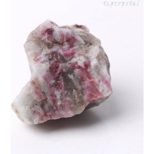 60-80g Rough Red Tourmaline Gemstone Crystal Decoration Collection Gift