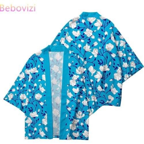 Plus Size XXS-6XL 5XL Leaf print Loose Japanese Streetwear Cardigan Women Men Harajuku Haori Kimono Cosplay Top Yukata Clothing