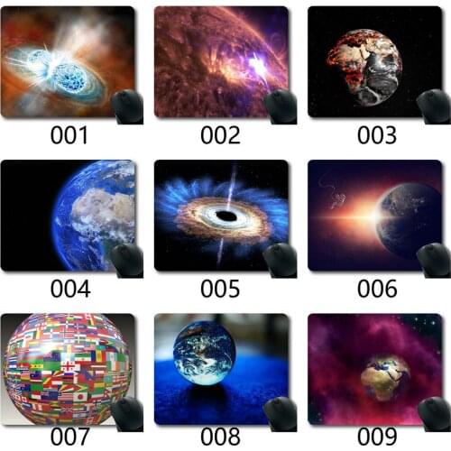 Earth Mouse Pad,Banner Header Flags Symbols Earth World Globalgaming Mouse Pads