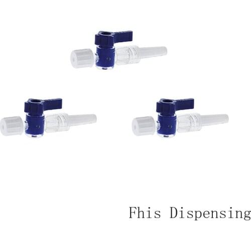 Small Two Way Valve Direct Plastic Soft Hose Connector