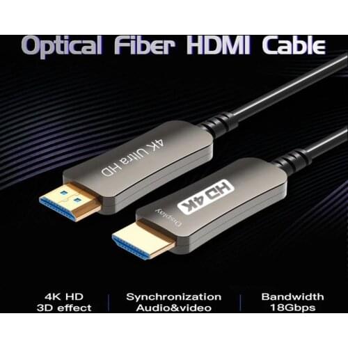 One Direction Fiber Optic HDMI-compatible Cable 8K@60Hz 4K@120Hz HDR 4:4:4 Dolby Vision HDCP2.3 ARC High Speed 48Gbps display