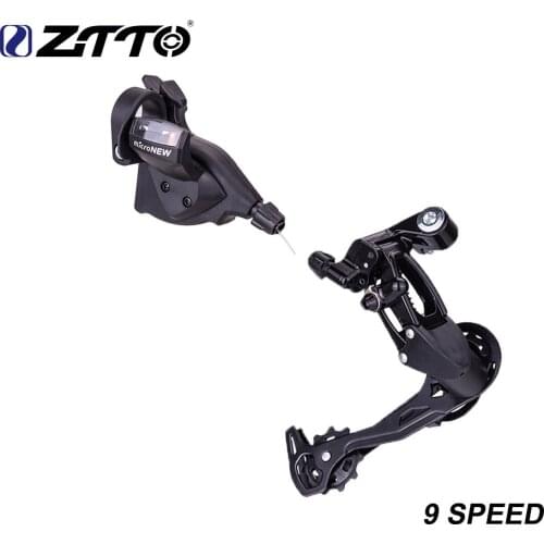 ZTTO MTB Bicycle R70 1X9 9Speed Rear Shifter Derailleur Group set for m4000 m370 m430 m590 single crankset chainset 9s system