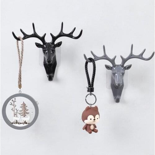 European Plastic Deer Statue Crafts Animal Ornament Shelf Rack Stand Figurines Home Decor Living Room Decor Wedding Gift