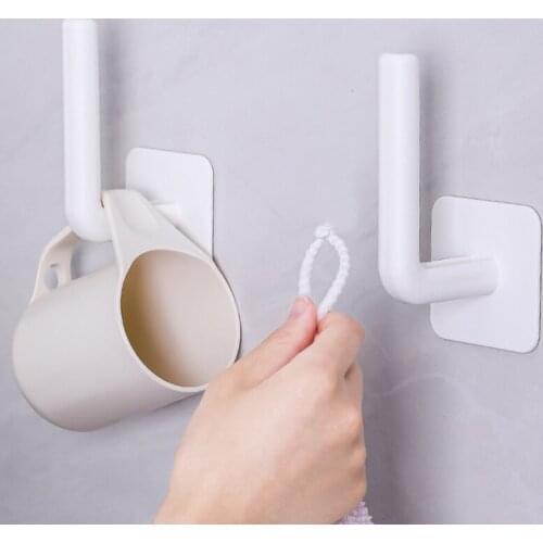 Under Cabinet Paper Roll Rack Towel Holder Kitchen Self-adhesive Accessories Tissue Hanger Storage Rack For Bathroom Toilet