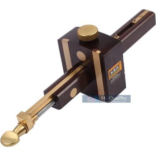 Luxury British Indonesia Ebony+Pure Copper Wearproof Carpenter Woodworking Tool 8INCH Screw Cutting Gauge Mark Scraper Scribers