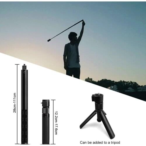 Handheld Selfie Stick&Handle Grip Monopod 1/4 Screw for Insta360 Paranomic Camera for Insta360 ONE X VR Sports Camera