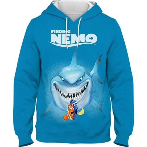 New Men Women Children Finding Nemo Hoodies 3D Printed Casual Sweatshirts Boy Girl Kids Fashion Hoody Streetwear Pullover Tops