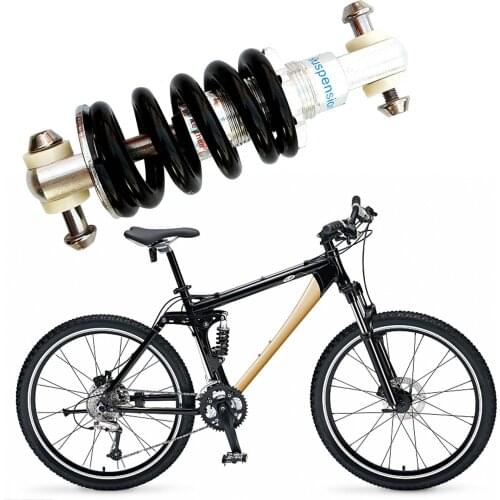 Universal Mountain Bike Suspension Shock Absorbers Stainless Steel Spring Shock Damper Durable Bicycle Modification Accessories