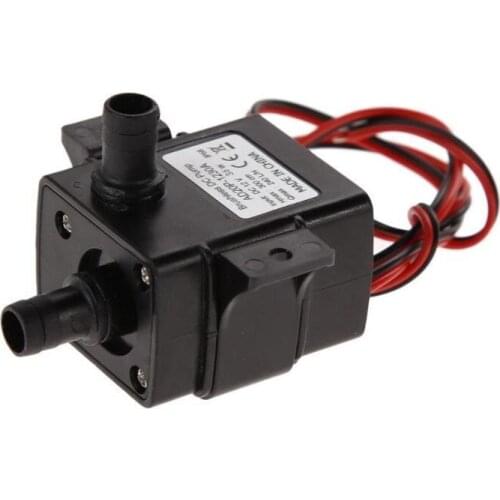 High Temperature Resistant 100 Celsius Micro Brushless Pump Computer Water Cooling Pump Solar Fountain Pump DC12V 0.35A 350L/H