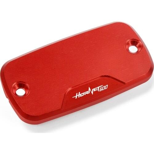 CNC Motorcycle Front Rear Brake Fluid Reservoir Cap Cover Motorcycle Accessories Fluid Tank Cap For HONDA HORNET600 1998-2014