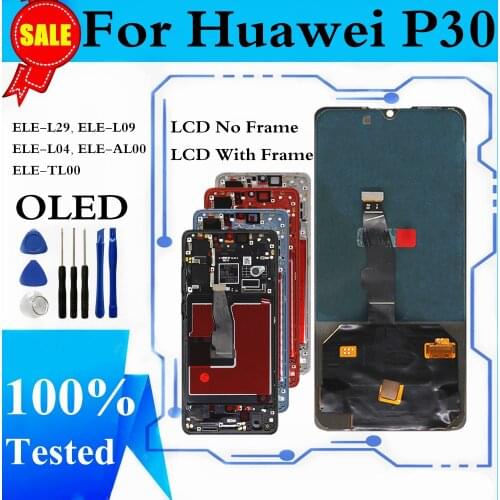 OLED LCD For Huawei P30 ELE-L29 LCD Display Touch Screen Digitizer Assembly For Huawei P30 Display Replacement