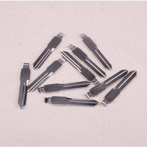 10Pcs Metal Blank Uncut Flip KD Remote Key Blade Type 26# Fit for Buick